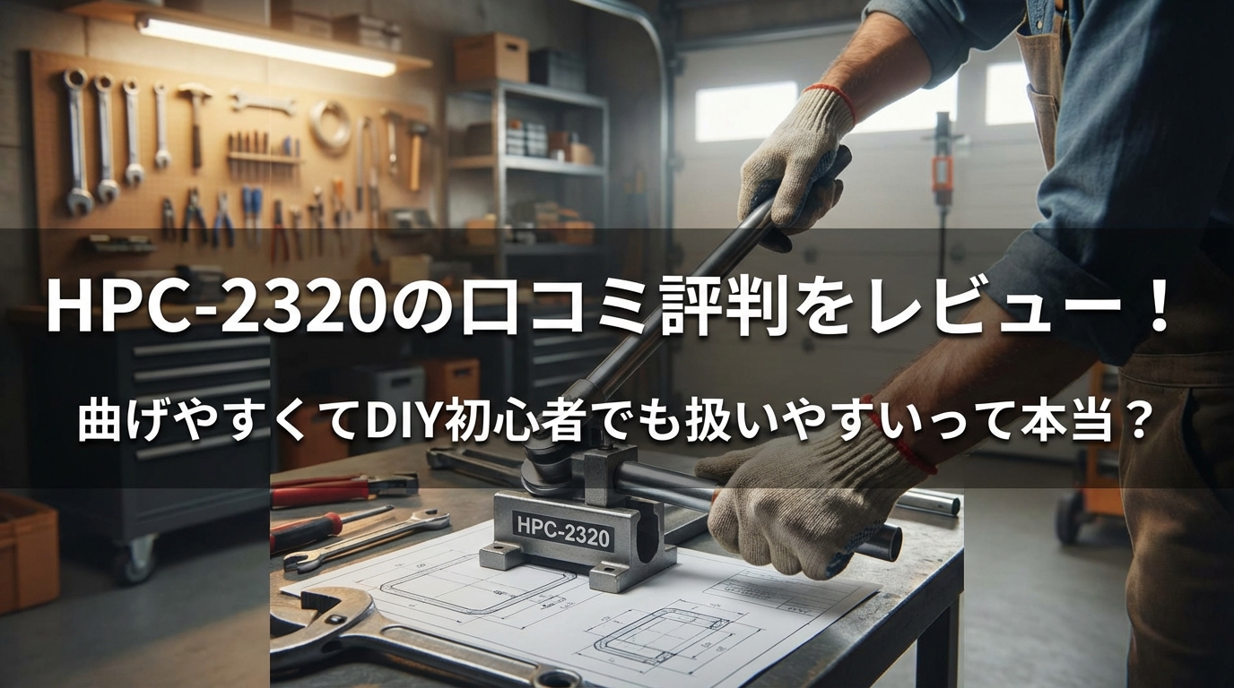 HPC-2320の口コミ評判をレビュー!曲げやすくてDIY初心者でも扱いやすいって本当?