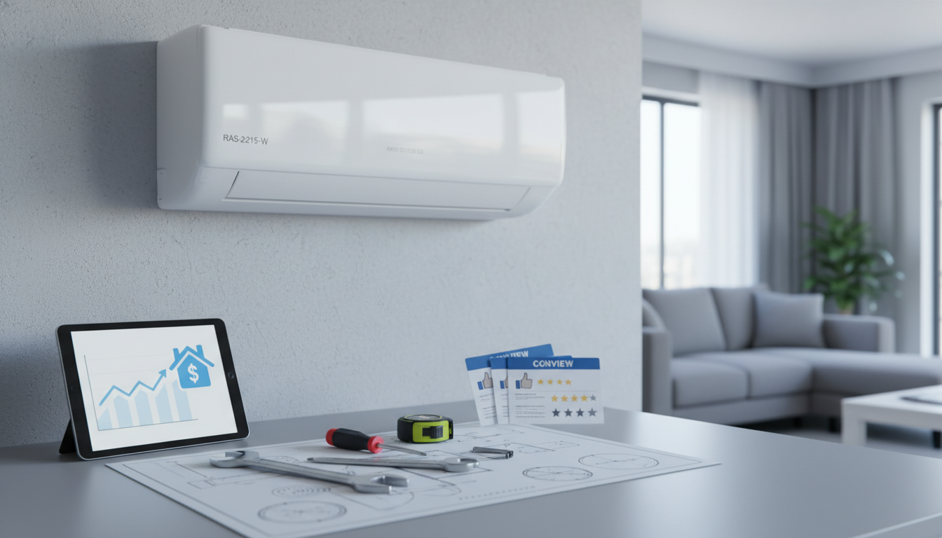 RAS-2215-Wの口コミ評判をレビュー！工事費込みセットはお得なの？まとめ