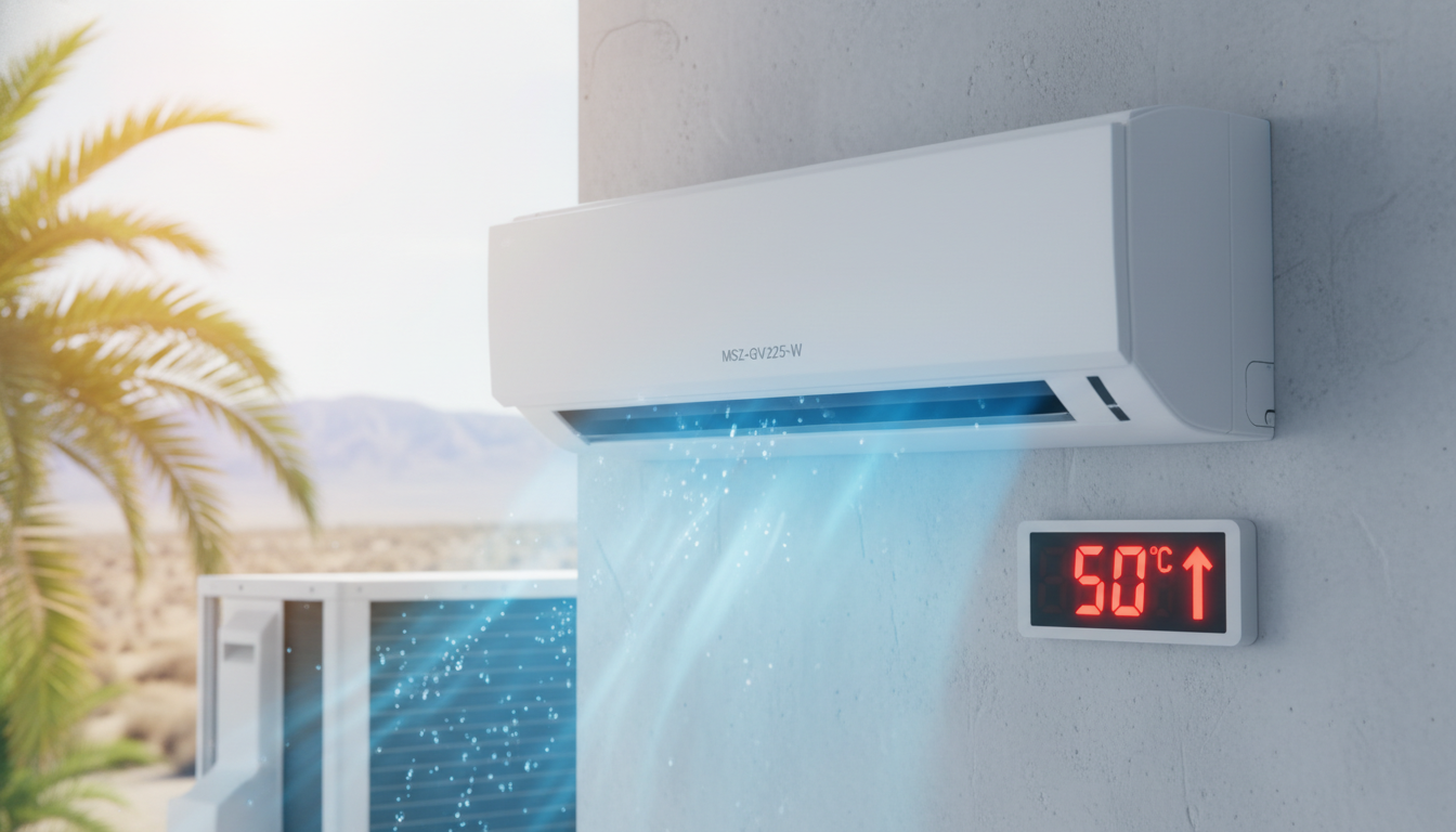 MSZ-GV2225-Wの口コミ評判をレビュー！屋外50℃対応の冷房性能まとめ