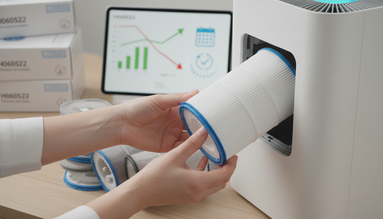 H060522のカンタン取替えフィルターの交換頻度とコスパについて