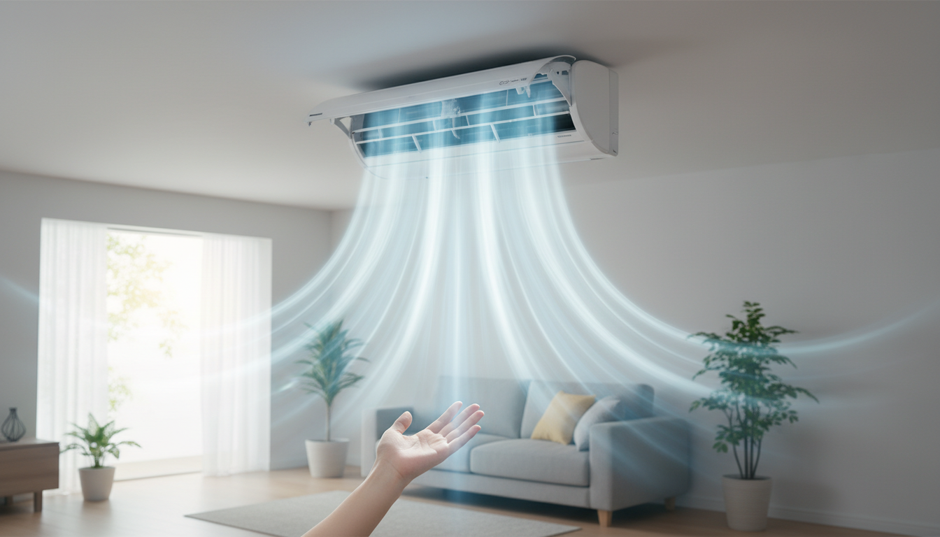 CS-255DFL-Wの天井シャワー気流について