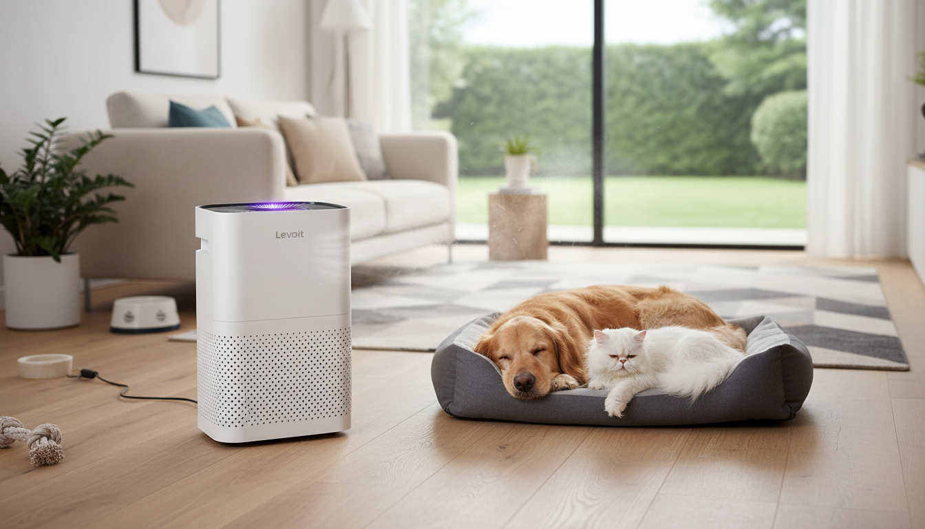 Levoit Core P350のペットのニオイ対策への効果について