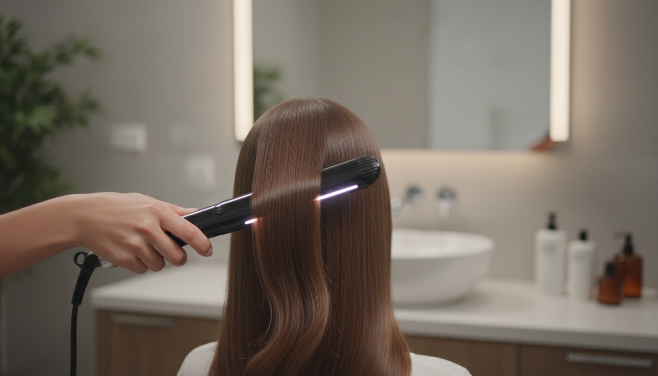 eclat-ik ヘアアイロンの自宅でサロン級のサラサラ髪になれるって本当かどうかについて