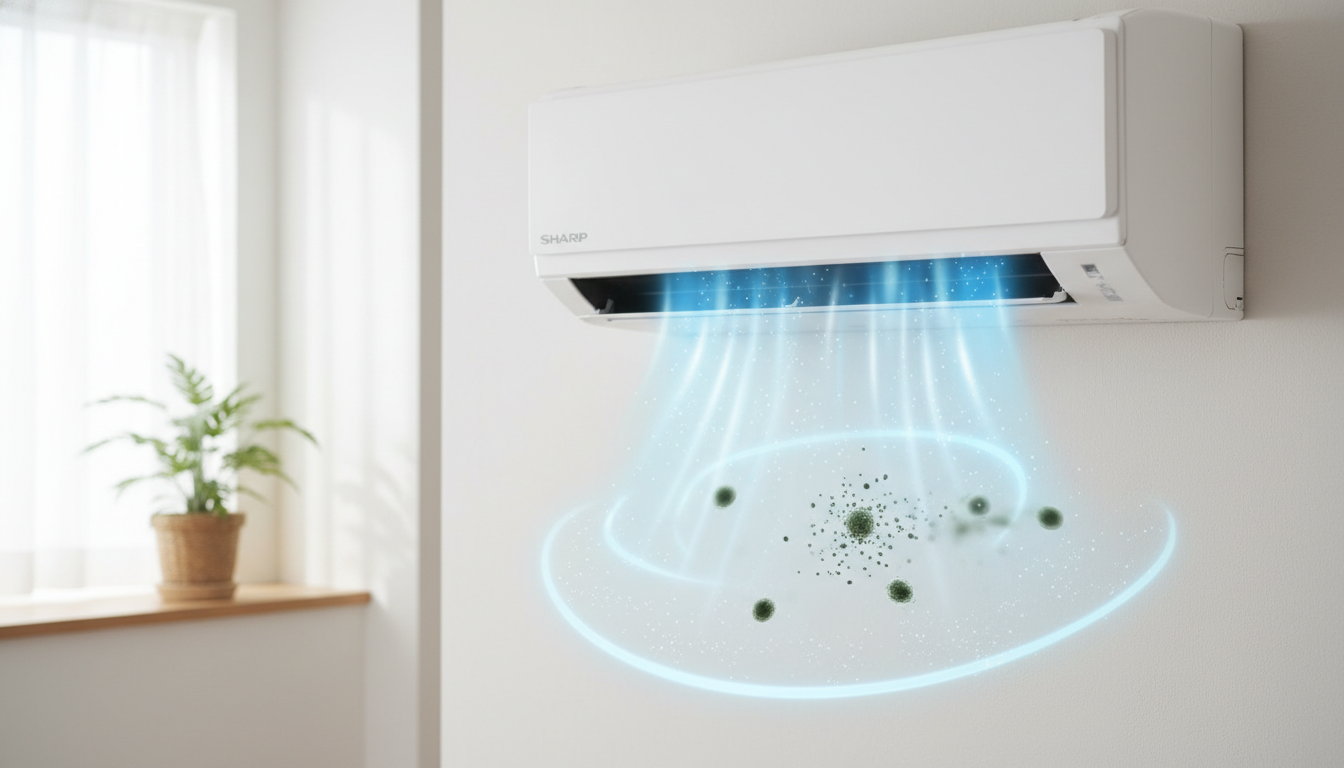 SHARP AY-T22DH-Wのプラズマクラスターのカビ抑制効果について