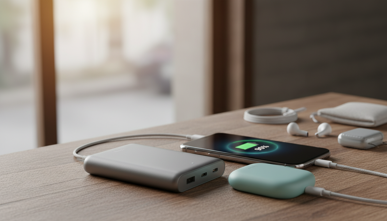 軽量モバイルバッテリー（5000mAh・3200mAh）の機能や概要について