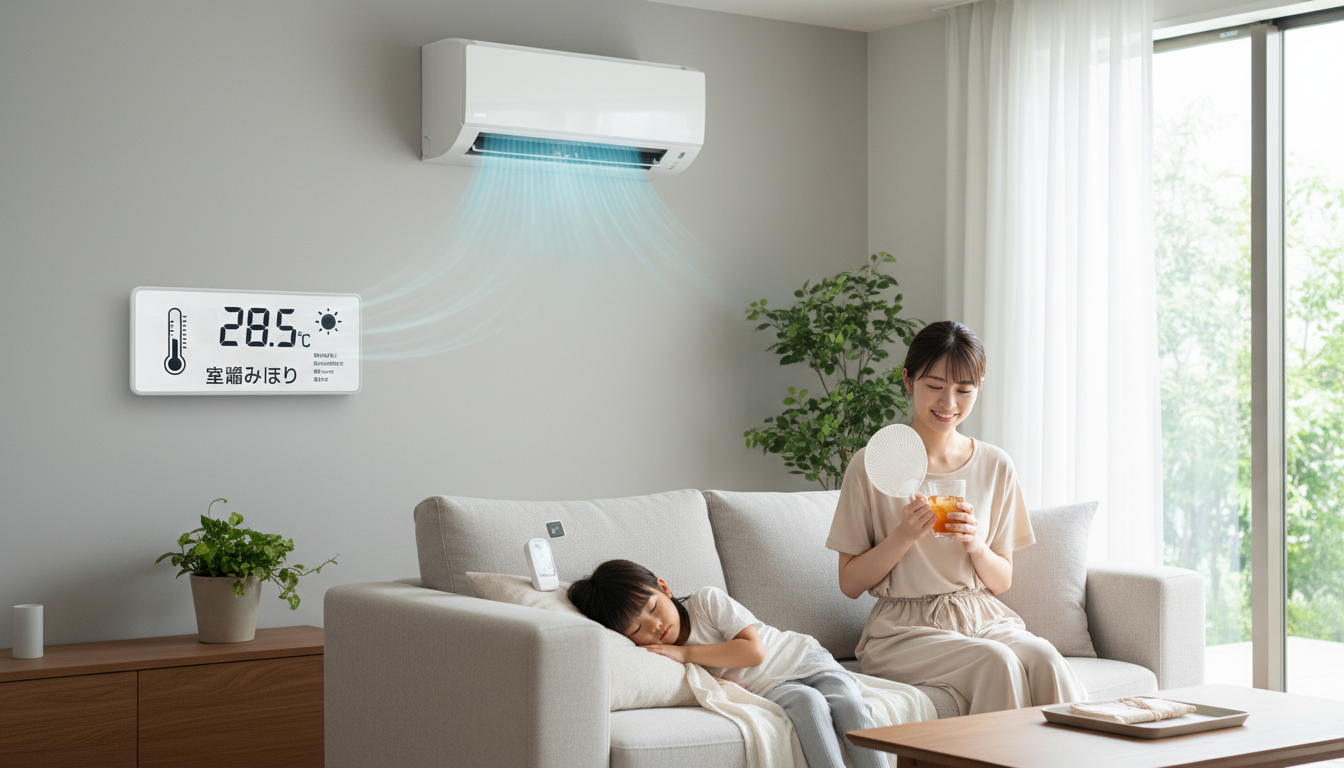 CS-255DFL-Wの新室温みはりで熱中症対策って本当？について