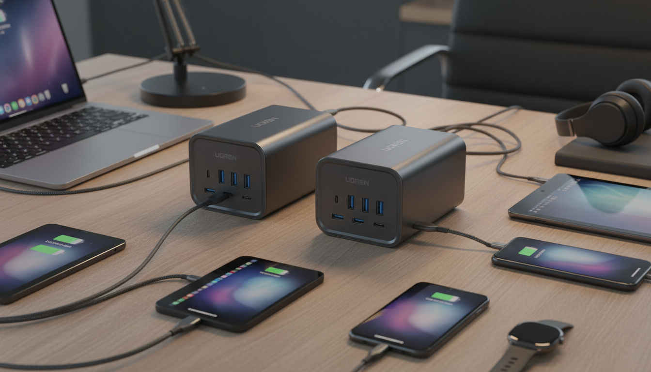 UGREEN Nexode 500W・300Wの口コミ評判をレビュー！複数デバイスの同時急速充電まと