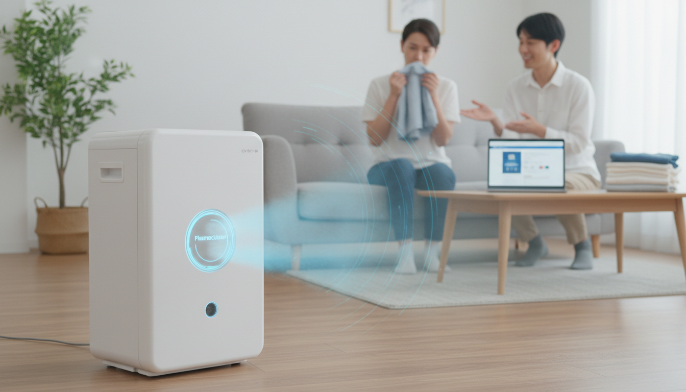 CV-S71-Wの口コミ評判をレビュー！プラズマクラスターの消臭効果って本当かどうかまとめ