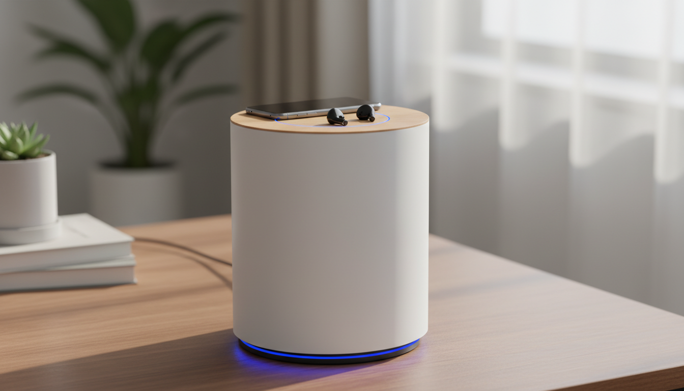 SwitchBot 空気清浄機 Tableのワイヤレス充電について