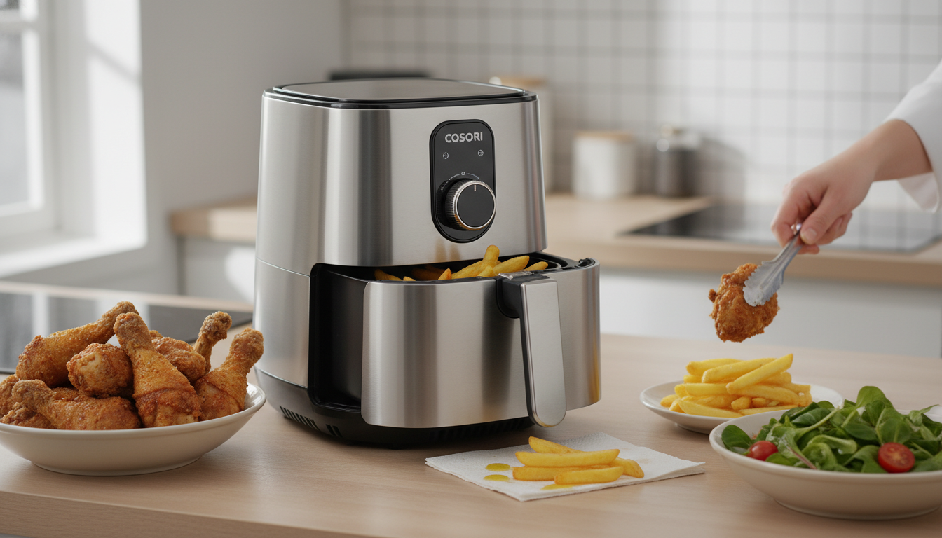 COSORI CAF-L501 4 口コミ評判をレビュー！揚げ物がヘルシーに仕上がるって本当？まとめ
